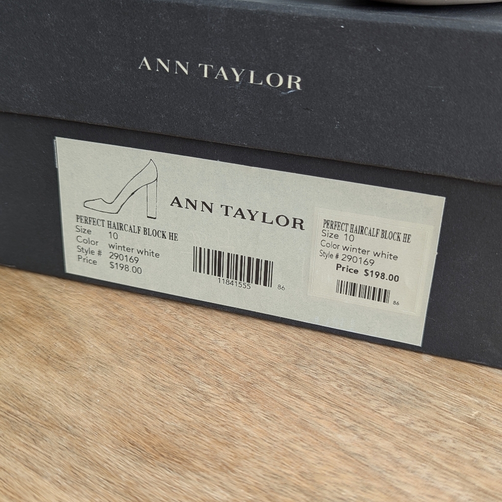 Ann Taylor Perfect Haircalf Block Heels - Picture 10 of 10